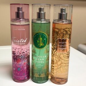 Bath & Body Works fragrance mist set